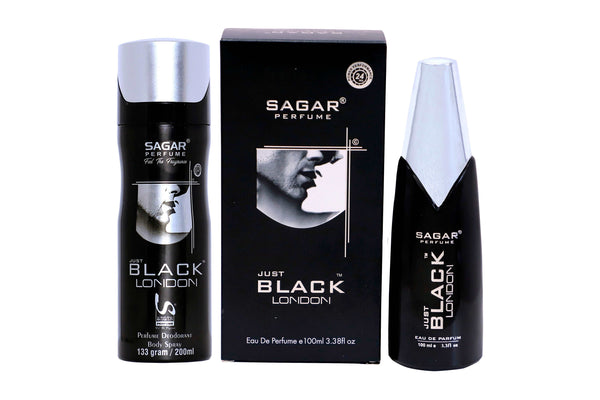 Just Black London Perfume And Deodorant Combo - sagar Perfume